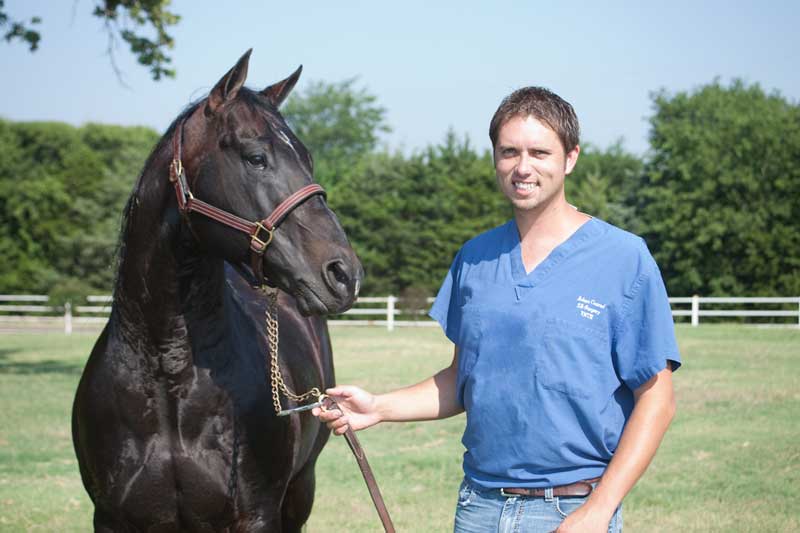 Adam Conrad Breeding Manager with Doc O Lena Twist