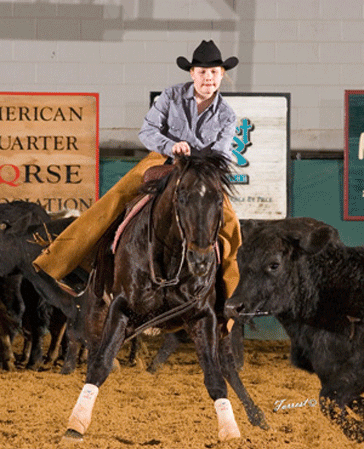 World Champion AQHA Producer Bobbys Rene with new foal Elvis